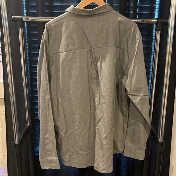 NWT Dip Men's Casual Gray Button-Down Shirt - Picture 5 of 5